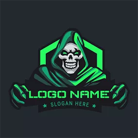 Logótipo Anónimo Evil Villain logo design
