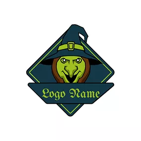 Logótipo De Reggae Evil Witch logo design