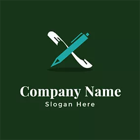 測試 Logo Examination Paper Pen Test logo design