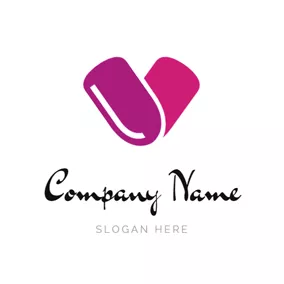 Glossy Logo Fashion and Beauty Fingernail logo design