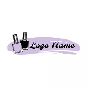 Elegance Logo Fashion and Beauty Nails logo design