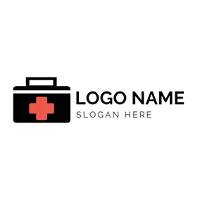 援助物資のロゴ First Aid Case logo design
