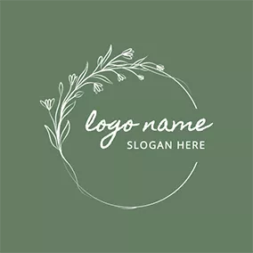 Logótipo De Noiva Flower Event Planner Logo logo design