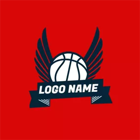 Jogo de digitação de futebol de basquete vetor grátis design de logotipo