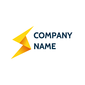Creative Logo Folding Design Simple Flash logo design