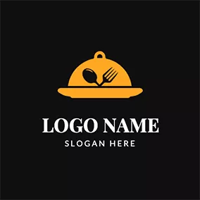 Logótipo De Prato Food Service Logo logo design