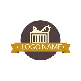 Company & Organization Logo Fruit and Vegetable Basket logo design