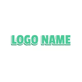 フェイスブックのロゴ Fruity Regular Simple Font Style logo design