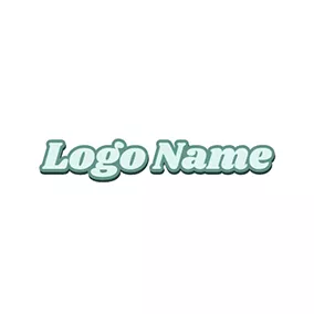 フェイスブックのロゴ Fruity Simple Italics Font logo design