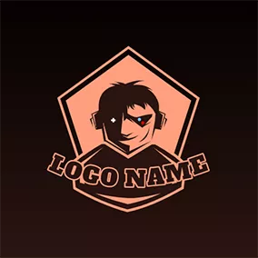 Logótipo De Jogo Gaming Character Esports logo design