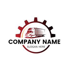 齒輪Logo Gear Circle Trucks Design logo design