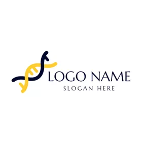 Image Logo Gene Image and Medicine logo design