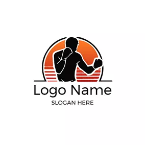 Gradient Logo Gradient Circle Cucoloris Boxer logo design