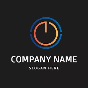 Logótipo Comercial Gradient Circle Simple Switch logo design