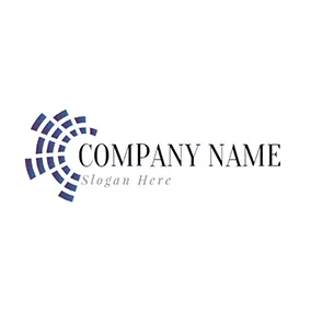 Business Logo Gradient Geometry Portal logo design