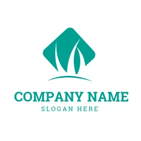 Ecology Logo Grass and Lawn Care logo design