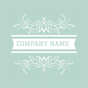 Logotipo De Compromiso Green and White Flower Branch logo design