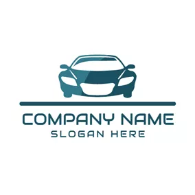 豪車logo Green Auto and Car Wash logo design