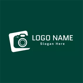 Infrared Logo Green Camera and Photography logo design