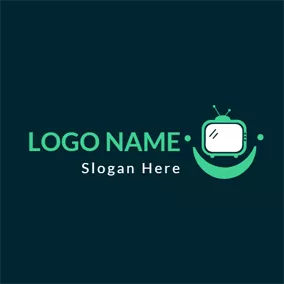 Logótipo Canal Do YouTube Green Moon and Lovely Tv logo design