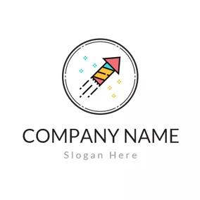 Color Logo Happy Colorful House logo design