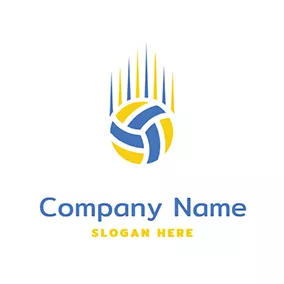 篮网球 Logo High Speed Netball logo design