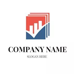 Complete Logo Histogram Book Check Accounting logo design