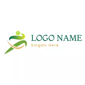 Jump Logo Hurdle Runner Logo logo design