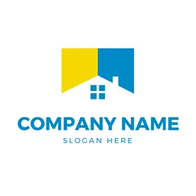 Building Logo Innovative House and Roof logo design