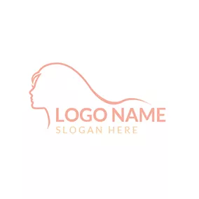 Logótipo Elegante Jacinth Head and Beauty Girl logo design