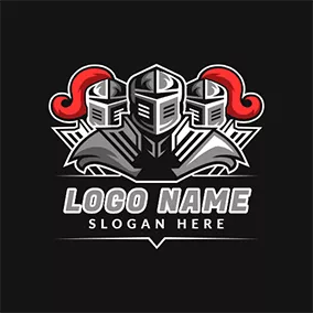 Gamer Logo Knight Squad Icon logo design