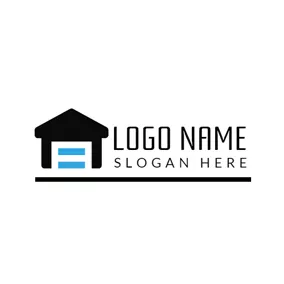 Logótipo De Porta Large Wholesale Warehouse logo design