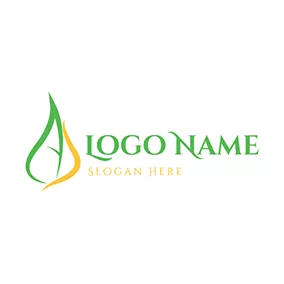 As Logo Leaf and Letter A S logo design