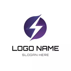 Logo électricité Lightning and Electric Ball logo design