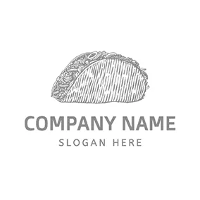 Design Logo Line Drawing Taco Design logo design