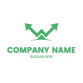 Design Logo Line Rise Stock Forex logo design