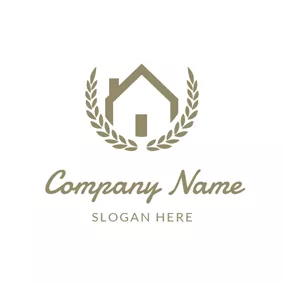 Logotipo De Puerta Local Food Storehouse logo design