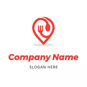 Logótipo Localização Location Takeaway Icon logo design