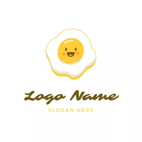 Logótipo De Anime Lovely Egg and Anime logo design