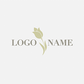 Blooming Logo Lovely Tulip Signature logo design