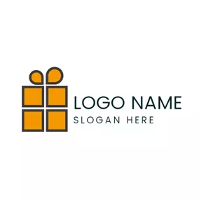 Logistics Logo Lovely Yellow Box logo design