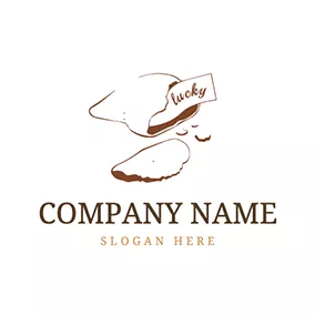 Lucky Logo Lucky Cookie Design logo design