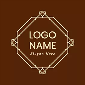 Logótipo De Luxo Luxury Geometric Logo logo design