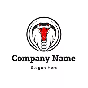 アフリカのロゴ Mamba Snake Head logo design