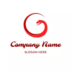 Logotipo De Peligro Mamba Snake Tail logo design