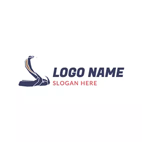 Logótipo Perigoso Mamba Snake Upright logo design