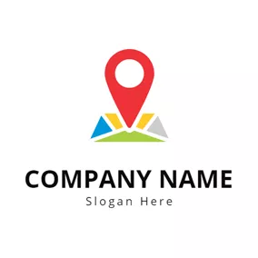 Place Logo Map Location and Gps logo design