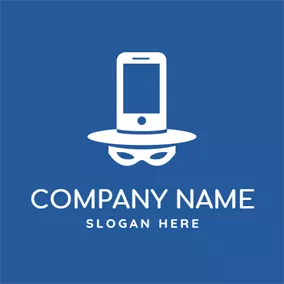 Phone Logo Mask and Cell Phone logo design