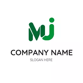 J Logo Mellow Division Letter M J logo design