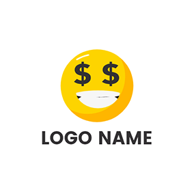 表情包 Logo Meme Money Smile logo design